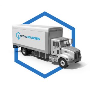 Camion media courses en 3D